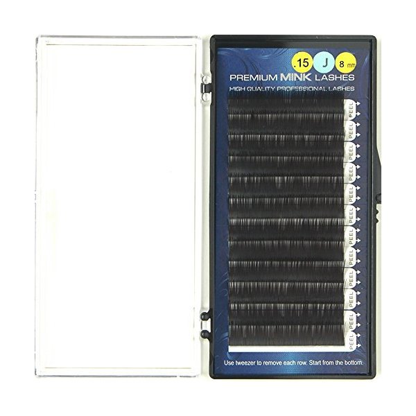 Premium Mink Lashes J-Curl (0.25mm x 8mm)