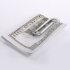 Valyria Silver Stainless Steel Paper Clip Shape Cash Money Clip Credit Card Holder (Paper Clip)