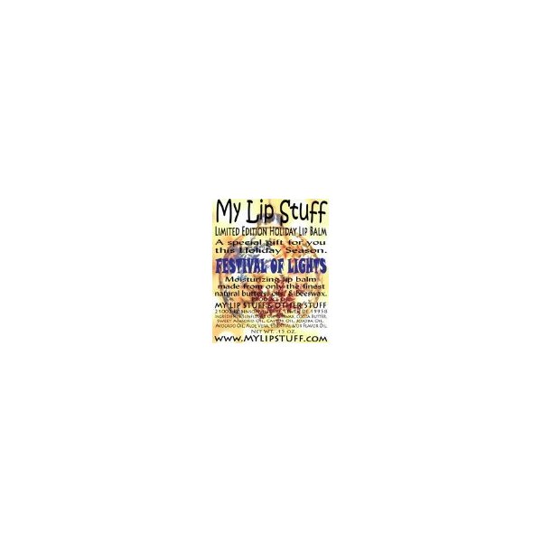 My Lip Stuff-Festival of Lights (Funnel Cake Flavor) Limited Edition Holiday Lip Balm
