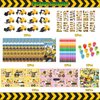 122 Pcs Construction Party Favors, Excavator Goodie Bags Stuffers -Coloring Books, Tattoo Stickers, DIY Stickers, Stampers, Cars, Crayons,Stickers & xcavate Fun with Engineering-Birthday Party Gift