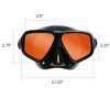 EVO Hi Definition Mask and Snorkel Combo - Dual Lens - Snorkel Mask Adult - Scuba Mask and Snorkel Set Adult - Scuba Diving Mask with Valve - Dive Mask - Scuba Diving Accessories - Scuba Gear