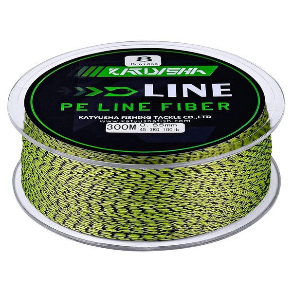 KATUYSHA Braided Fishing Line, Abrasion Resistant Zero Stretch Braided Lines 8 Strands Super Strong Superline 30Lb Test 328 Yards