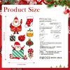 Konsait Christmas Tattoos for Kids, 210Pcs Santa Tree Snowman Gingerbread Man Small Christmas Temporary Tattoos, Hollday Tattoos Christmas Goodie Bag Stuffers Kids Stocking Stuffers, 30 Sheets