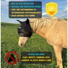 Solar Vizor Horse Fly Mask with Ears (Size Mini),100% UV Eye Protection for Horses with Uveitis, Photosensitivity, Ulcer, Head Shaking, Solid Durable EVA Lining Across The top Half of The Solar Vizor
