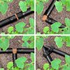 Gardrip 30 Pieces Drip Irrigation Kit：Drip Irrigation Parts for 1/2 Inch Drip Irrigation Tubing with 17mm 0.600" ID Drip Line Fittings Barbed Connectors Including 10 Couplings 8 Tees 6 Elbows 6 Plugs