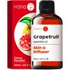 H’ana Grapefruit Essential Oil (1 fl oz) - 100% Natural Grapefruit Oil Essential Oils for Skin, Hair, Diffuser & Aromatherapy