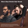zyxqq Hair Brush for Men, Professional Styling Combs for Men, Boar Bristle Hair Brushes and Men Hairbrush for Dry or Wet Long Short Thick Thin Curly Straight Hair