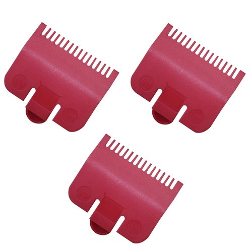 (3 Pack) (1/16") Professional Hair Clipper Guards No.1/2 Cutting Guides Compatible with Most Wahl Clipper