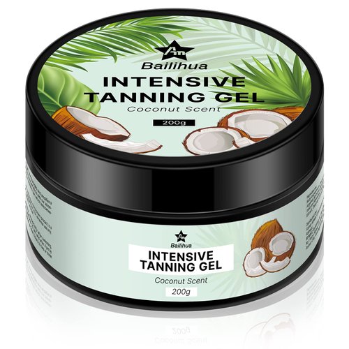 Tanning Accelerator Tanning Gel Accelerator Cream (Coconut) White