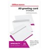Office Depot® Brand Greeting Card Envelopes, 5 3/4" x 8 3/4", White, Box of 100