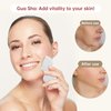 Stainless Steel Gua Sha Facial Tool Metal Detail Gua Sha Stone Body Lymphatic Drainage Massager Face Guasha Face Sculpting Tool Skin Care Tool