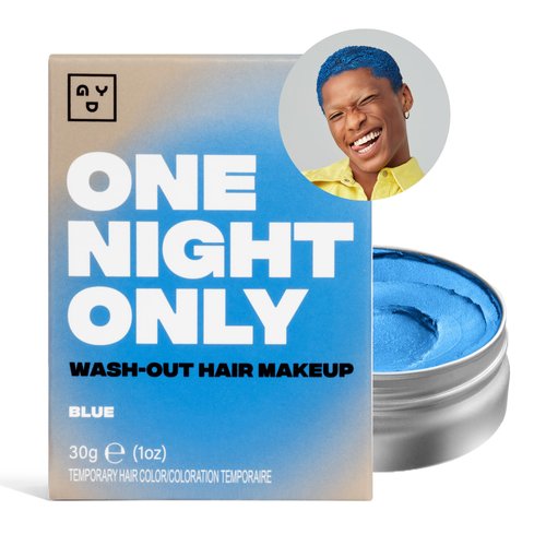 Good Dye Young - One Night Only (Blue) | Temporary Hair Color for Kids &amp; Adults | Hair Chalk Alte...