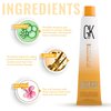 Global Keratin GK HAIR Professional Hair Color Cream Tube 3.4 Fl Oz Nourishing & Cleansing Colors for Styling High Performance Long Lasting Semi Permanent Natural Toner Dye, Naturals - 8 Light Blonde