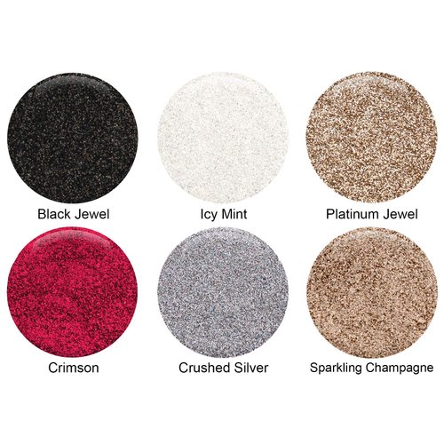 GLITTIES - Neutral Cosmetic Grade Glitter Powder Kit (6 Pk) - A Mix of Ultra Fine Glitter Powder Safe for Skin! Great for Makeup, Tattoos, Face, Lips, Soap, Lotion, Nail Art - (10 Gram Jars)