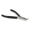 The Beadsmith Bent Chain Nose Pliers – Extra Fine Tips – 4.5 inches (114mm) – PVC Grip Handle with Double Leaf Springs – Jewelry Making Tool for Creating Bracelets, Earrings and Necklaces