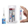 Travel Toothbrush Kit, Refilllable Mini Tubes, Universal Filling Adapters, Backpacking, After Lunch Brush, TSA Compliant