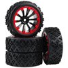 Rowiz 1/10 RC Car Tires 12mm Hex Wheels and Tires for 1/18 Truck 1/12 to 1/16 Buggy Slash WLtoys 144001 A959 124018 124019 Mini T 2.0 Latrax Teton HBX 18859