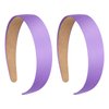 ACO-UINT Purple Headbands for Women, Satin Head Bands for Women's Hair Wide Headbands, Non-silp Thick Headbands Hair Accessories for Women
