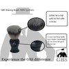 G.B.S Black Luxury Shaving Kit - Wood Straight Razor, Mug, Natural Soap, Brush, Alum block, Strop and Paste Grooming Kit, Black