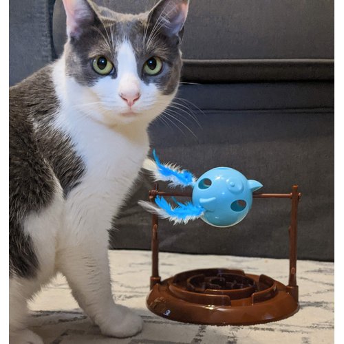 Ethical Pet Products 68033054: Twirly Bird Cat Treat Dispenser