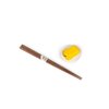 Gudetama The Lazy Egg Chopstick Set & Ceramic Holder | Reusable Chopsticks Set