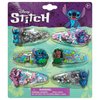 LUV HER Licensed Hair Accessories For Girls, 6pc Cute Hair Clips with Favorite Lilo & Stitch Character Charms, Magical Confetti Hair Clips, Ages 3+