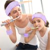 AEGYPIUS Face Wash Headband And Wristband Set, 3 Pcs Headband for Washing Face Wash Wristbands, Spa Headband And Wristband Set Headband And Wristband Set for Face Washing Purple Face Wash Wristbands