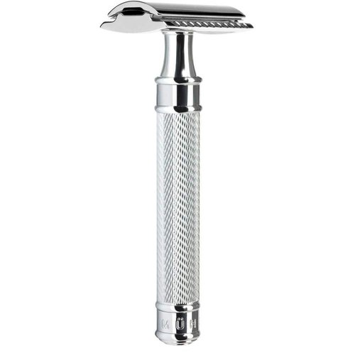 MÜHLE Grande R89 Double Edge Safety Razor (Closed Comb) | Perfect for Everyday Use | Barbershop Quality Close Smooth Shave | Luxury Razor for Men