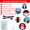 MOVEBO Felt DIY Sewing Crafts (Christmas Ornaments DIY Set),DIY Kit My First Sewing Kit for Kids Girls Boys Preschool Sewing Kits Projects Craft Kits for Kids Sewing Kit Art Projects