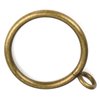 1 1/2-Inch Antique Brass Curtain Rings with Eyelets for Curtain Rods (Set of 30 PCS Curtain Rings)