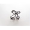 Generic Tiny small dark silver or rose gold butterfly metal hair claw clip (Primary color: Rose gold)