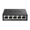 D-Link Ethernet Switch, 5 Port Gigabit Unmanaged Metal Desktop Plug and Play Compact (DGS-105),Black
