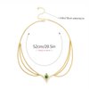 Aukmla Boho Head Chain Jewelry Gold Layered Headpiece Hair Chains Festival Halloween Prom Costume Headband Hair Accessories for Women