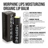 Original by Morphine Lips - Peach Mango Chapstick, 2 Pack - Buzzing and Tingling Lip Balm for Perfect Kiss, Numbing Chap stick, Gift for Boyfriend Girlfriend, Organic Natural Lip Moisturizer, 0.14oz