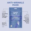 No7 Lift & Luminate Triple Action Serum Boost Sheet Mask - Radiant Skin Firming Anti Aging Face Mask with Hyaluronic Acid & Hibiscus - Vitamin C Brightening & Hydrating Sheet Mask