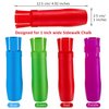 Sidewalk Chalk Holders Railroad Chalk Holder Jumbo Plastic Adjustable Chalk Clip Holder for Kids Teachers Students Office or Classroom (5)