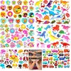 Kids Temporary Tattoos - More than 120 Easy-to-Use Tattoos for Children (Assorted - 6 Sheets)