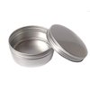 20PCS 5ML 0.17oz Small Ounce Empty Metal Steel Aluminum Jar Tins Cans Slip Slide Bottle Cosmetic Containers Box With Twist Cover For Sample Storage Salves Eye Shadow Make up Lip Balm