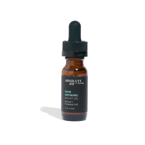 AbsoluteJOI - Retinol Plus Vitamin C Skin Refining Night Oil with Granactive Retinoid for Sensitive Skin, Fine Lines and Dark Marks - Unscented - 0.5 Fl Oz Sample Size