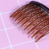 12pcs Plastic Hair Clip Combs Small Vintage 17 Teeth for Girls Women Maid