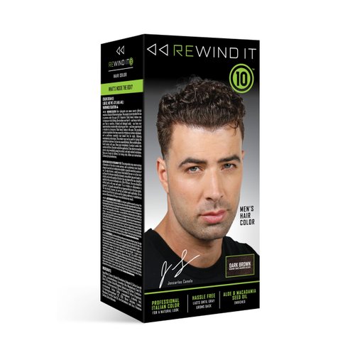 REWIND IT 10 Dark Brown Men's Hair Color