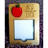 Customized Post It Note Holder Gift for Teacher | REAL Wood | Personalized Sticky Note Holder | Gift For Teacher | Best Teacher Ever | Any Name