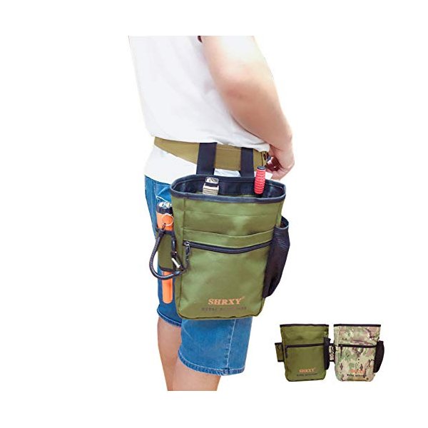 Pointer Metal Detector Find Bag Detecting Digger Tools Bag Waist Pack Pouch for PinPointer Garrett Xp ProPointer (Green)