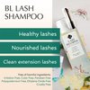 BL Lash Extension Kit | Lash Shampoo 50ml for easy makeup wash for Salon and Home| Crystal Drop Eyelash Mascara brush overnighter coating sealant for lash extensions (7ml) (Black)