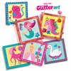 SES Creative: Mess-Free Glitter Art Set - 336 Shiny Foil Diamond & Glitter Foam Stickers, Sticker Cards & Pom Poms, DIY Crafts Kit, Toy Kids Ages 3+