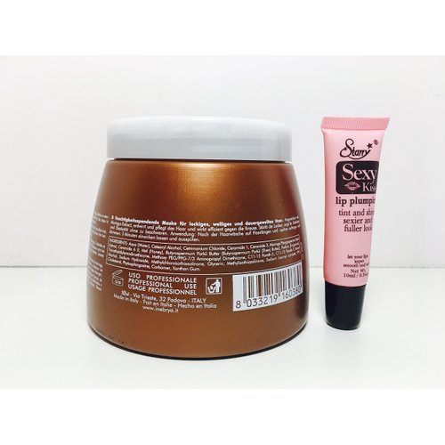 Inebrya Ice Cream Curl Mask with Moringa 16.9 Oz"Starry Lipgloss"
