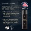 GROOM & PROSPER – Full Hair Thickening Conditioner for Men with Capixyl, Biotin, Peptides, Argan Oil, Amla Oil, Aloe vera, Green Tea Extract, and Red Clover Extract – 8oz