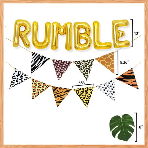 JeVenis Last Rumble In The Jungle Bachelorette Party Decorations Jungle Safari Bachelorette Decorations Wild Jungle Bachelorette Party Decorations Lets Get Wild Bachelorette Decorations
