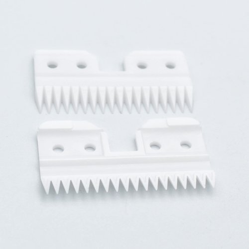 Professional 18 Teeth Replacement Cutter Blade for Fast Feed, Ceramic Moving Blade for Pets/Human, Fits Andis AG/A5 Hair Clippers (2 Packs)