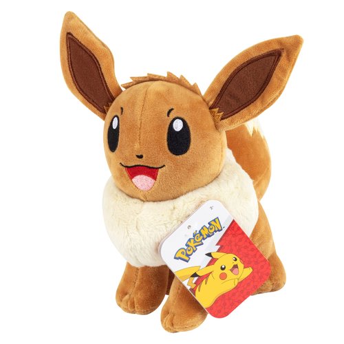 Pokemon 8" Eevee & Sylveon Plush 2-Pack - Eevee Evolution Set - Officially Licensed - Quality Stuffed Animal Toy Figures - Christmas Stocking Stuffer Gift for Kids, Girls, Boys - 2+